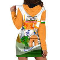 India Hoodie Dress Swatantra Diwas Happy Indian Independence Day - Wonder Print Shop