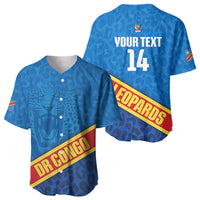 DR Congo Basketball Custom Baseball Jersey 2026 Go Leopards