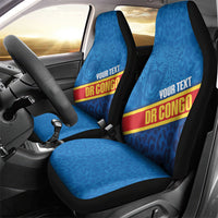 DR Congo Basketball Custom Car Seat Cover 2026 Go Leopards