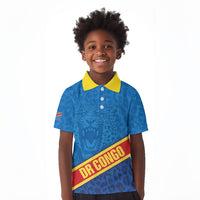 DR Congo Basketball Custom Kid Polo Shirt 2026 Go Leopards