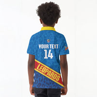 DR Congo Basketball Custom Kid Polo Shirt 2026 Go Leopards
