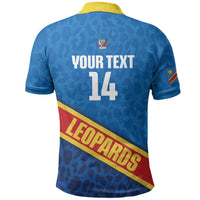 DR Congo Basketball Custom Polo Shirt 2026 Go Leopards