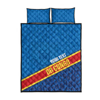 DR Congo Basketball Custom Quilt Bed Set 2026 Go Leopards