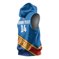 DR Congo Basketball Custom Sleeveless Hoodie 2026 Go Leopards