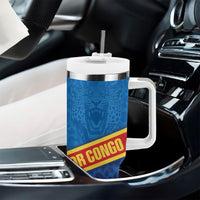 DR Congo Basketball Tumbler With Handle 2026 Go Leopards