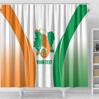 Ivory Coast Basketball Custom Shower Curtain 2026 Allez Les Elephants