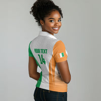 Ivory Coast Basketball Custom Women Polo Shirt 2026 Allez Les Elephants