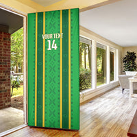 Mali Basketball Custom Door Cover Mud Cloth Bogolan Pattern