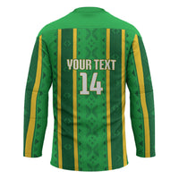 Mali Basketball Custom Hockey Jersey Mud Cloth Bogolan Pattern