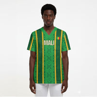 Mali Basketball Custom Scrub Top Mud Cloth Bogolan Pattern