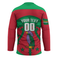 Dominica Basketball Custom Hockey Jersey Sisserou Parrot Sporty Style