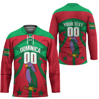 Dominica Basketball Custom Hockey Jersey Sisserou Parrot Sporty Style