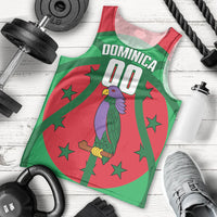 Dominica Basketball Custom Men Tank Top Sisserou Parrot Sporty Style