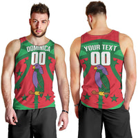 Dominica Basketball Custom Men Tank Top Sisserou Parrot Sporty Style