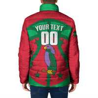 Dominica Basketball Custom Padded Jacket Sisserou Parrot Sporty Style