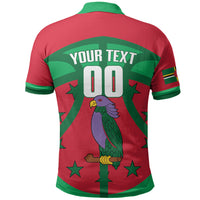 Dominica Basketball Custom Polo Shirt Sisserou Parrot Sporty Style