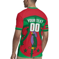 Dominica Basketball Custom Rugby Jersey Sisserou Parrot Sporty Style