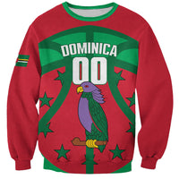 Dominica Basketball Custom Sweatshirt Sisserou Parrot Sporty Style