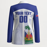Haiti Basketball Custom Blazer Ayiti Coat Of Arms White Sporty Style