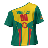 Grenada Basketball Custom Cross Shoulder Shirt Go Island of Spice