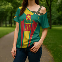 Grenada Basketball Custom Cross Shoulder Shirt Go Island of Spice