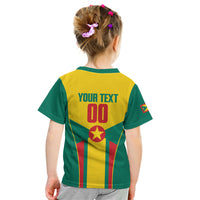 Grenada Basketball Custom Kid T Shirt Go Island of Spice