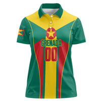 Grenada Basketball Custom Women Polo Shirt Go Island of Spice
