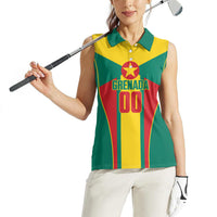 Grenada Basketball Custom Women Sleeveless Polo Shirt Go Island of Spice