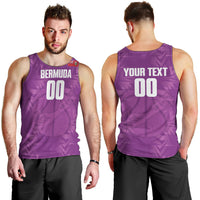 Bermuda Basketball Custom Men Tank Top Bermudian Map Sporty Style
