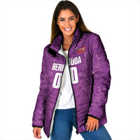 Bermuda Basketball Custom Padded Jacket Bermudian Map Sporty Style