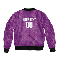 Bermuda Basketball Custom Sleeve Zip Bomber Jacket Bermudian Map Sporty Style