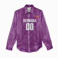 Bermuda Basketball Custom Women Casual Shirt Bermudian Map Sporty Style