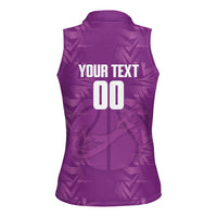 Bermuda Basketball Custom Women Sleeveless Polo Shirt Bermudian Map Sporty Style