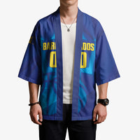 Barbados Basketball Custom Kimono Barbadian Trident Blue Version