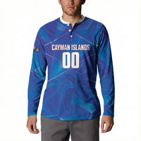 Cayman Islands Basketball Custom Button Sweatshirt Sea Turtle Sporty Style