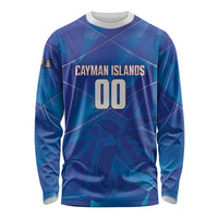 Cayman Islands Basketball Custom Long Sleeve Shirt Sea Turtle Sporty Style