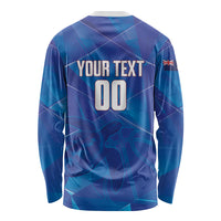 Cayman Islands Basketball Custom Long Sleeve Shirt Sea Turtle Sporty Style