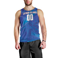 Cayman Islands Basketball Custom Men Tank Top Sea Turtle Sporty Style