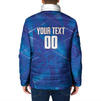 Cayman Islands Basketball Custom Padded Jacket Sea Turtle Sporty Style