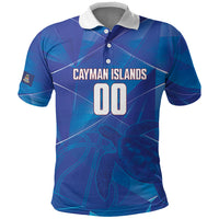 Cayman Islands Basketball Custom Polo Shirt Sea Turtle Sporty Style