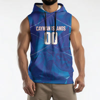 Cayman Islands Basketball Custom Sleeveless Hoodie Sea Turtle Sporty Style