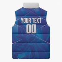 Cayman Islands Basketball Custom Sleeveless Puffer Jacket Sea Turtle Sporty Style