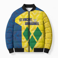 Saint Vincent and the Grenadines Basketball Custom Bomber Puffer Jacket Sporty Style