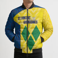 Saint Vincent and the Grenadines Basketball Custom Bomber Puffer Jacket Sporty Style