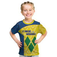 Saint Vincent and the Grenadines Basketball Custom Kid T Shirt Sporty Style