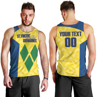 Saint Vincent and the Grenadines Basketball Custom Men Tank Top Sporty Style