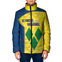 Saint Vincent and the Grenadines Basketball Custom Padded Jacket Sporty Style