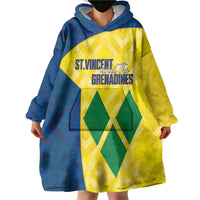 Saint Vincent and the Grenadines Basketball Custom Wearable Blanket Hoodie Sporty Style