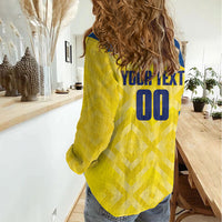 Saint Vincent and the Grenadines Basketball Custom Women Casual Shirt Sporty Style
