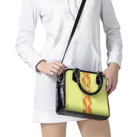 Bon Fete Kweyol Sent Lisi Shoulder Handbag Saint Lucia Creole Day Madras Motifs Yellow